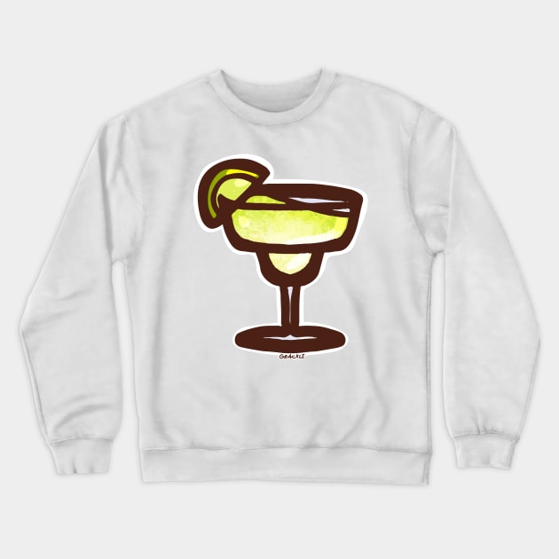 Marvelous Margarita Crewneck Sweatshirt by Jan Grackle